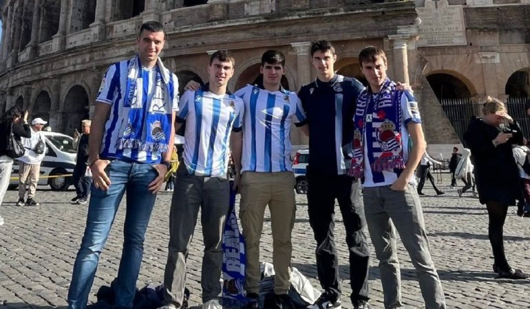 Aficionados De La Real Sociedad Heridos Tras Enfrentamientos Con Ultras De La Lazio