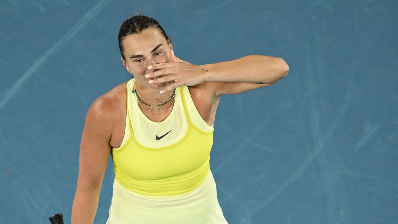 Australian Open: Sabalenka Busca El Título Con Una Marca Personal