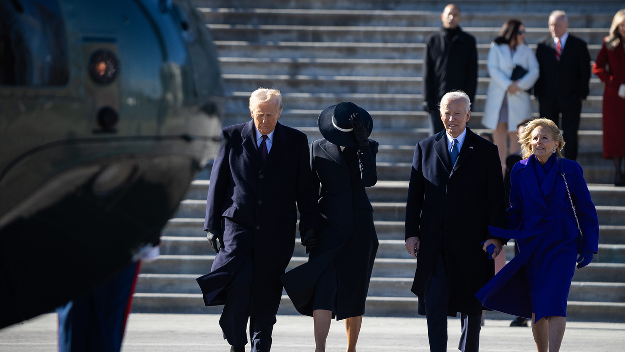 Biden's Departure: Watching The Post-Inauguration Transit