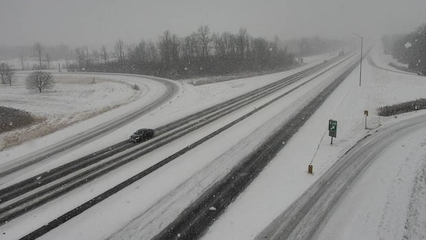 CBC News: Belleville Snow Squall Warning Ends