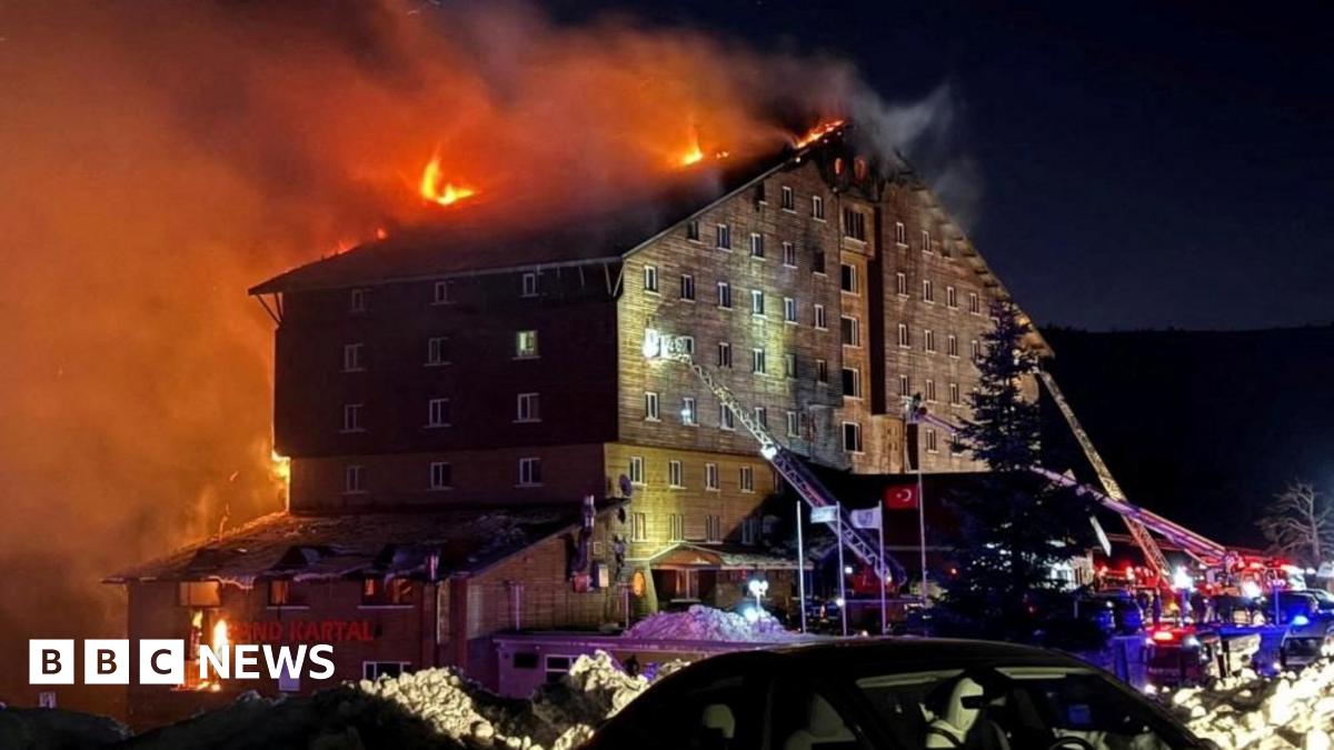 Deadly Fire Sweeps Through Turkish Ski Resort Hotel: Casualties Reported