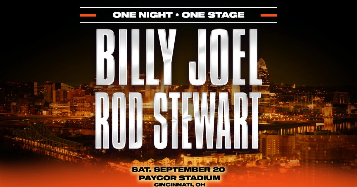 Get Tickets: Billy Joel And Rod Stewart Play Cincinnati In September