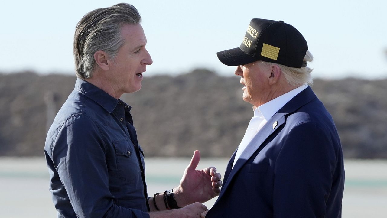 President Trump And Gov. Newsom Meet Amid Wildfire Controversy