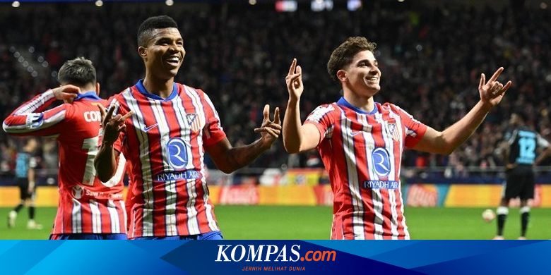 Simeone Puas Atletico Madrid Taklukkan Leverkusen 2-1